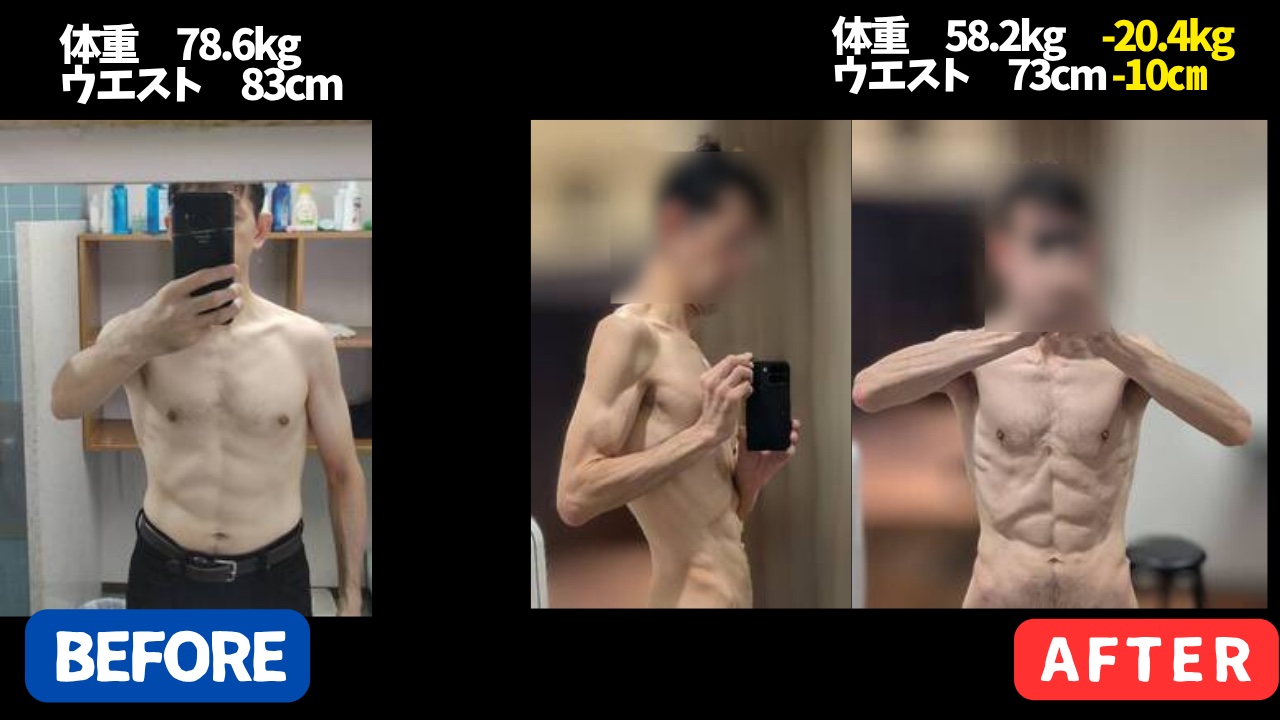石原さんのビフォーアフター